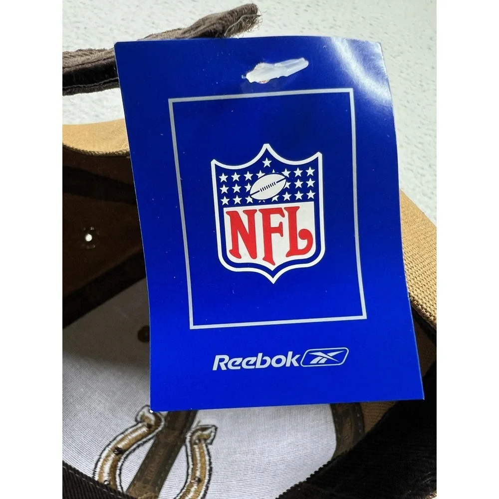 Indianapolis Colts Hat Cap Strap Back One Size NFL Football Corduroy Reebok